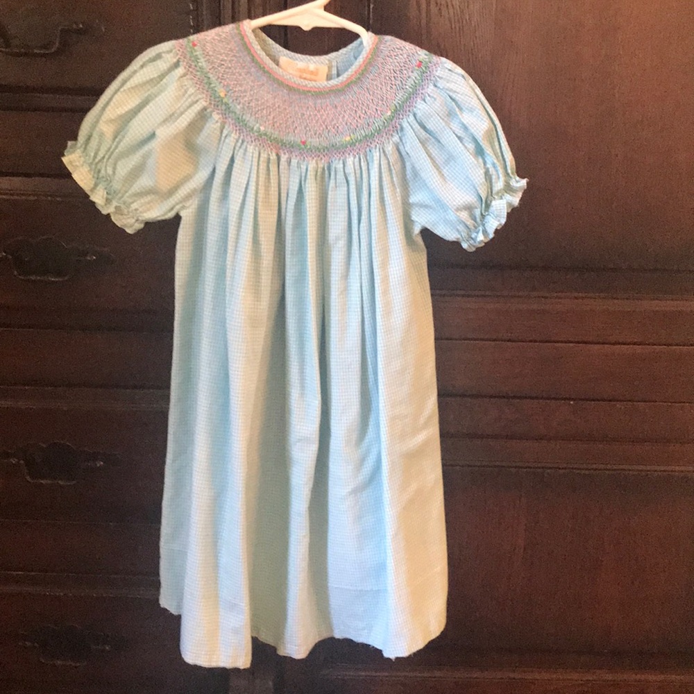 Girls Smocked Dress